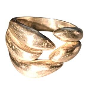 Brighton Sterling Silver Ring Size 7 925 MCM Shrimp Swirl Abstract with Box